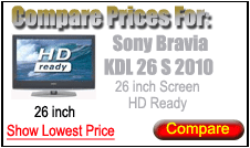 Compare Prices for Sony Bravia kdl26s2010