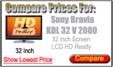 Compare Prices for Sony Bravia kdl32v2000