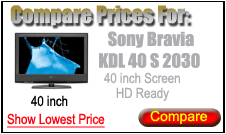 Compare Prices for Sony Bravia kdl40s2010