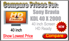 Compare Prices for Sony Bravia KDL40X2000